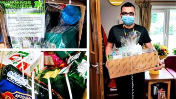 Blackburn care home delights at winning hamper after receiving nomination from local community